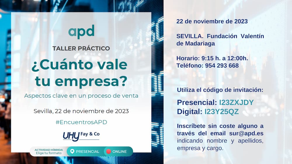 Código de descuento Valor de una empresa